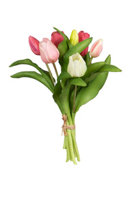 Real touch tulpen - Roze mix