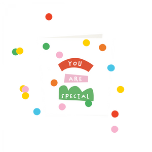 Confettikaart - You are special