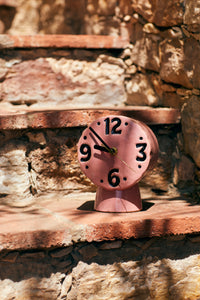 HK Living retro ceramic clock - Pink