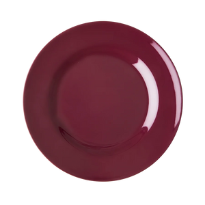 Melamine plate - Rice Bordeaux rood