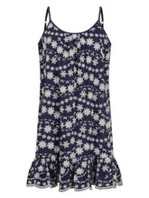 Afbeelding in Gallery-weergave laden, Dress Sylvie - Navy Flower
