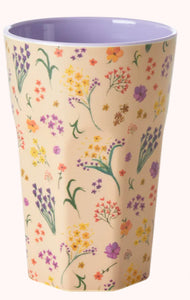 Melamine cup - Rice Wild vintage flower