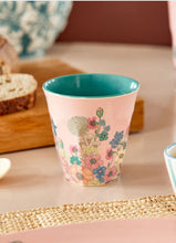 Afbeelding in Gallery-weergave laden, Melamine cup medium - Rice Flower collage
