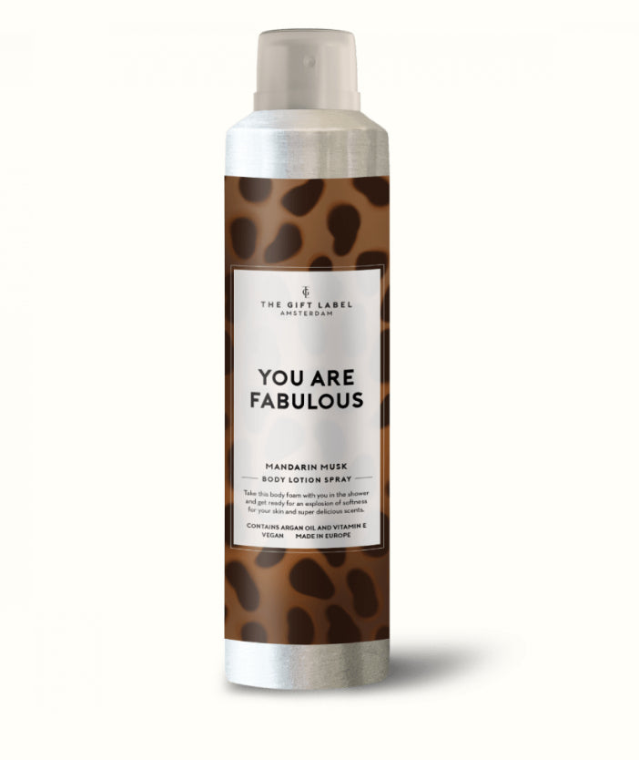 Body lotion spray - You are fabulous