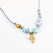 Afbeelding in Gallery-weergave laden, Visjes ketting - Blauw
