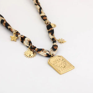 Bedelketting - Panter/goud