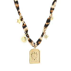 Bedelketting - Panter/goud