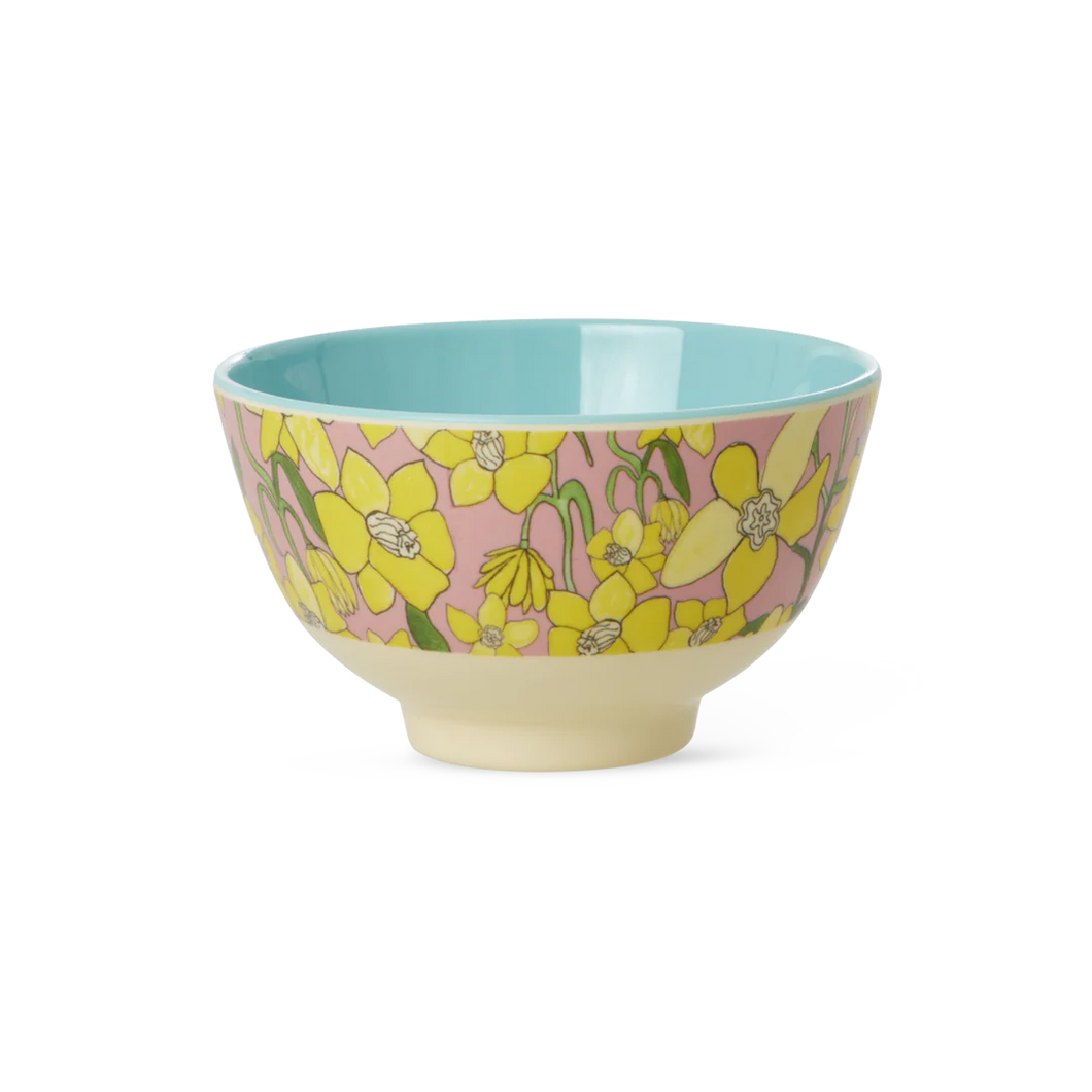 Melamine bowl small - Daffodils print