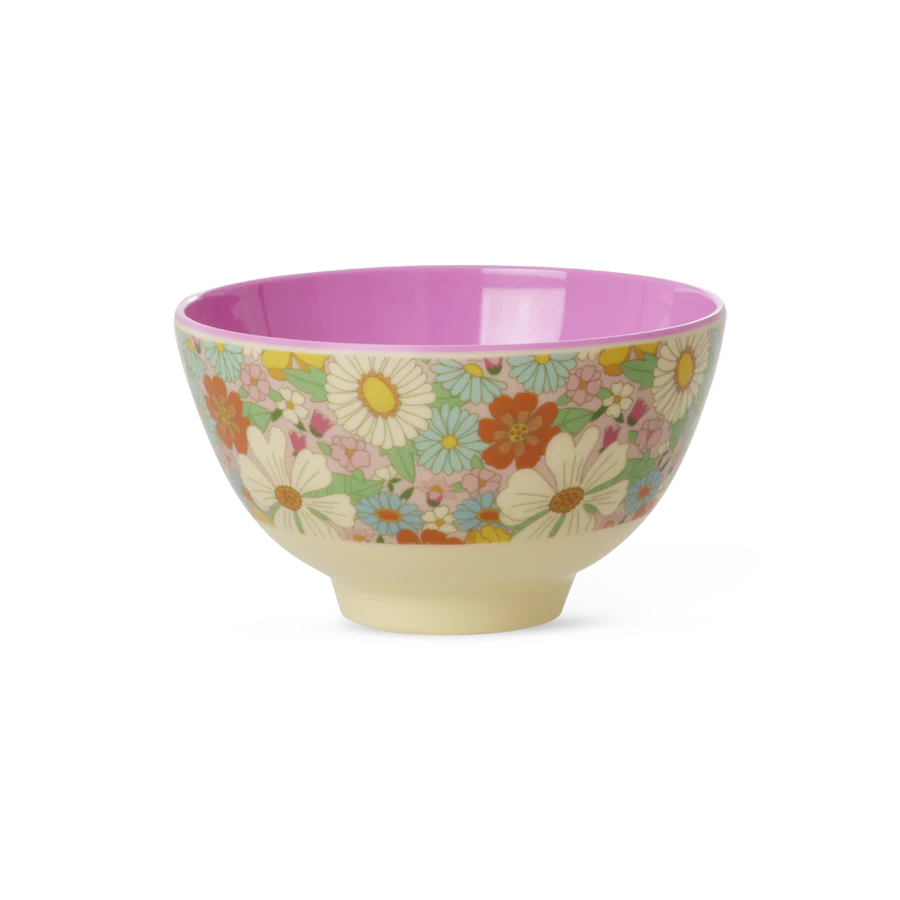 Melamine bowl small - Flower power