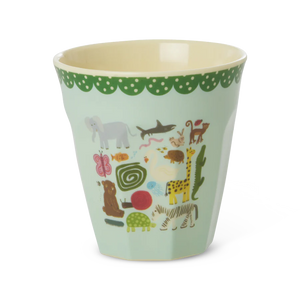 Melamine beker Rice - Wildlife mint