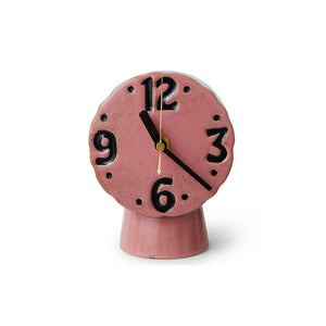 HK Living retro ceramic clock - Pink