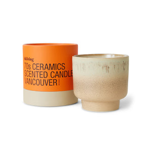 70s ceramics scented candle - Vancouver