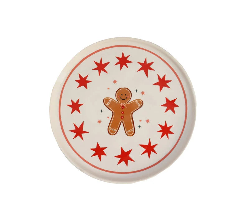 Serveerbord Gingerbread man - All the Luck in the world