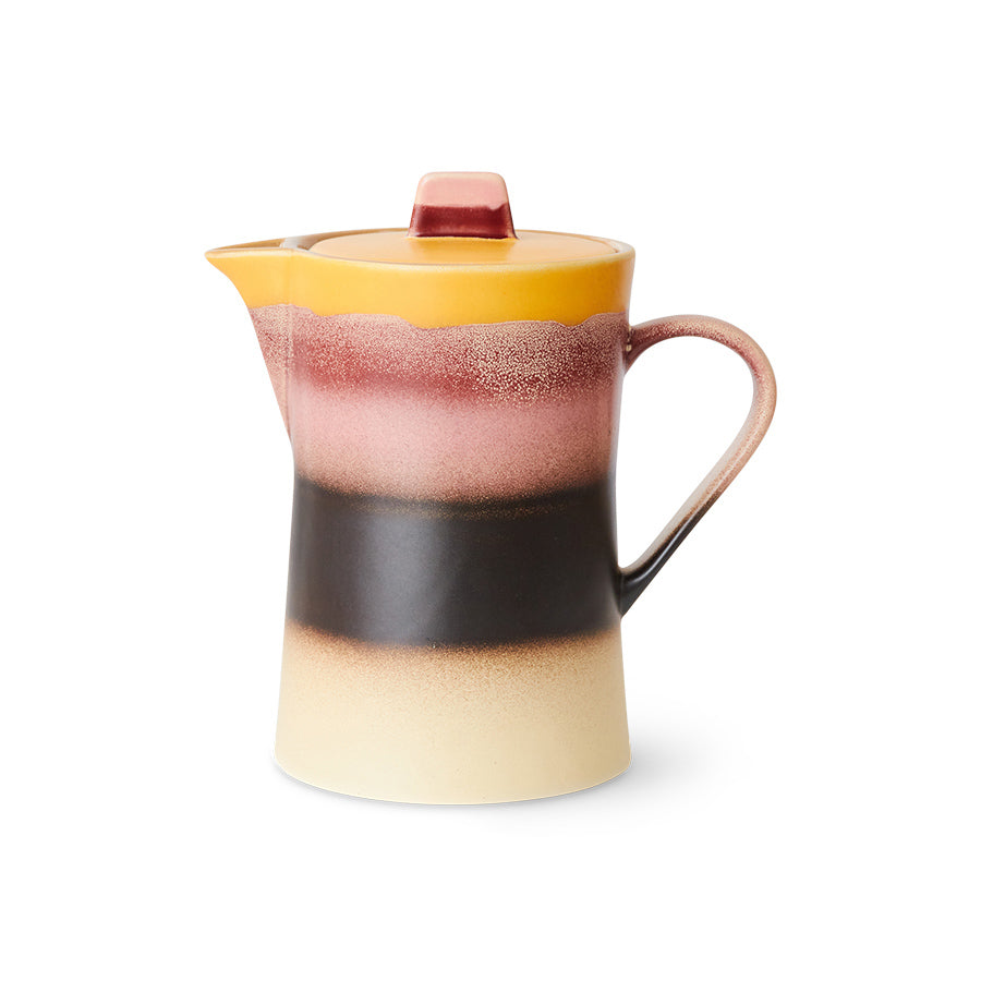 70s ceramics: tea pot - Sunset